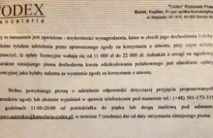 Pisma CODEX i postępowania w Bielsku-Białej - dodatkowe informacje