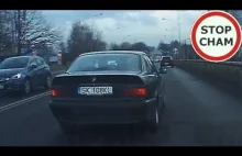 Zajeżdżanie drogi podczas wyprzedzania czyli kompleksy kierowcy BMW #64...