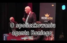 Janusz Korwin-Mikke o spoliczkowaniu agenta Boniego