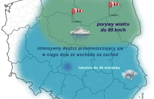 Uwaga na pogodę w Polsce