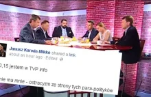 TVPinfo sugeruje, że Janusz Korwin-Mikke sam zrezygnował z udziału w programie