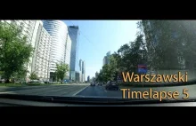 Warszawski Timelapse Śródmieście - Mokotów - Ursynów