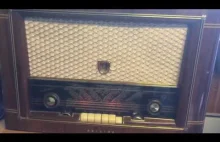 Działające radio z 1950 roku - Philips BS 551 AF
