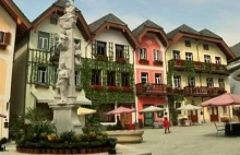 Austriackie miasteczko Hallstatt, skopiowane przez Chińczyków