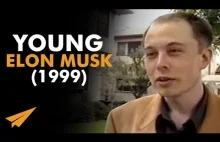 Młody Elon Musk w 1999 r.