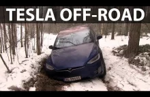 Tesla Model X - zimowy off-road test w Norwegii