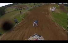 Niespodzianka podczas zawodów Motocross