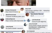 Zwolennicy totalnej opozycji składają życzenia ojcu premiera Morawieckiego.