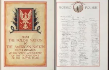 Biblioteka Kongresu pokazała kartkę urodzinową podpisaną przez 5,5 mln Polaków