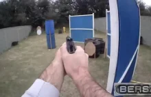 Szybki trening strzelecki nagrany kamerą w okularach