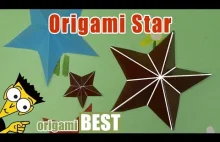 Origami Five Pointed Star - Origami BEST #origami