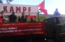 Konwój niemieckich komunistów w Wałbrzychu. 10.05.2015