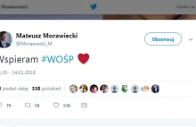 PAP nabrał się na fałszywy wpis Morawieckiego o WOŚP