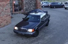 Mercedes W140 "Locha" na czarnych blachach, od pierwszego właściciela!