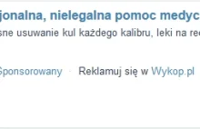 Nielegalna pomoc medyczna na wykopie