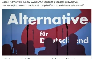 Wpolityce chwali partię która twierdzi że Niemcy powinny być dumne z wermachtu.