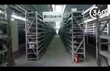 Chińska kopalnia bitcoinów w 360°