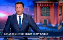 Wpadka w TVP - wystąpienie Beaty Szydło