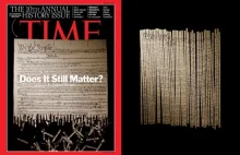 Magazyn "Time" pociął amerykańską konstytucję!