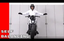 Honda zaprezentowała samo-balansujący motocykl.