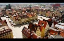 Ujęcia z kilku polskich miast wykonane metodą Tilt Shift