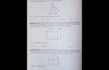 Dziś była podstawowa matura z matematyki - wrzucam zadania z rozwiązaniami.