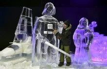 Ice Star Wars - festiwal rzeźb lodowych w Belgii