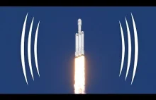 Niesamowity dźwięk startu Falcon Heavy - BINAURAL AUDIO
