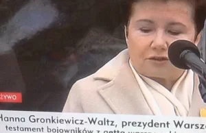 Haniebne wystąpienie HGW w rocznicę powstania w Getcie Warszawskim