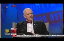 Janusz Korwin-Mikke masakruje młodego lewaka 2013!!!