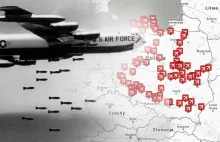Mapa Celów Ataków Nuklearnych na Polskę
