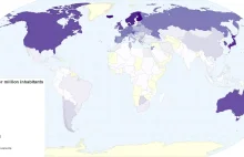 Ilość naukowców na mieszkańca- Finlandia nr 1 na świecie.