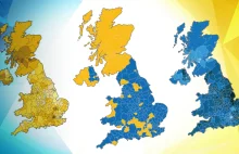 Brexit: wykresy i mapy dotyczące referendum
