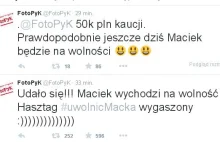 Maciej z #uwolnićmacka jeszcze dziś na wolności !