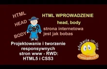 Kurs tworzenia stron www body head html5 CSS3 wprowadzenie z humorem