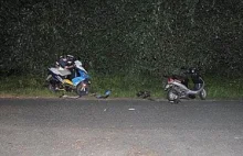 Zderzyło się dwóch pijanych motorowerzystów