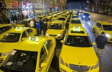 Protest przeciwko Uberowi. Taksówkarze blokują centrum Budapesztu