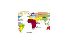 Mapa Świata z ciekawym opisem