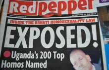 Tabloid w Ugandzie publikuje nazwiska 200 homoseksualistów