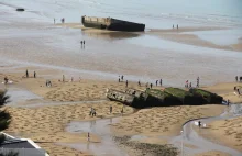 Upamiętnienie 9000 poległych żołnierzy podczas desantu na plaże Normandii.