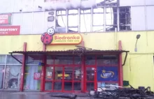 Spalona biedronka i dyskoteka w Tczewie. Olbrzymie straty. FOTO