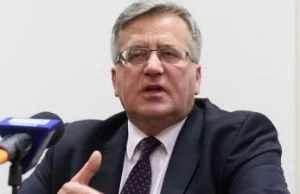 Komorowski o likwidacji WSI: tylko szaleniec mógł to zrobić