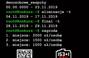 153+1 Konkurs CTF dla uczniów szkół ponadpodstawowych