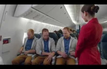 Instruktażowe wideo bezpieczeństwa w Delta Airlines