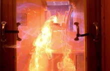 Wybuch gazu w kuchni uchwycony kamerą slow motion...