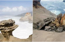 Turyści-idioci zniszczyli słynną skałę Duckbill w Oregonie