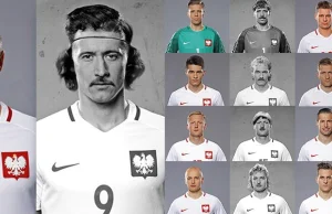 Jak wyglądaliby współcześni reprezentanci Polski w latach siedemdziesiątych.