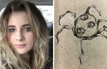 17-latka ze schizofrenią rysuje swoje halucynacje