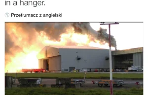 Pożar na lotnisku w dublinie
