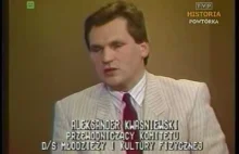 Wywiad z młodym Aleksandrem Kwaśniewskim (1988 rok)